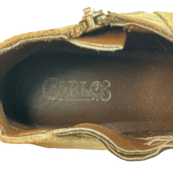 Carlos by Carlos Santana BERT Rustic Brown Ankle Booties Boots Size 7.5M - Picture 12 of 15